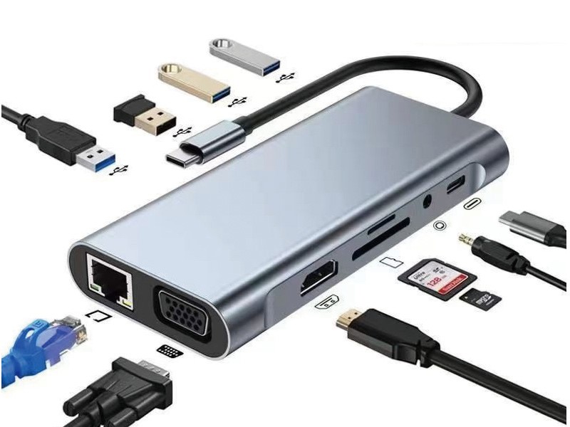 11in1 USB-C Docking Stations (YFC-TZ1101)