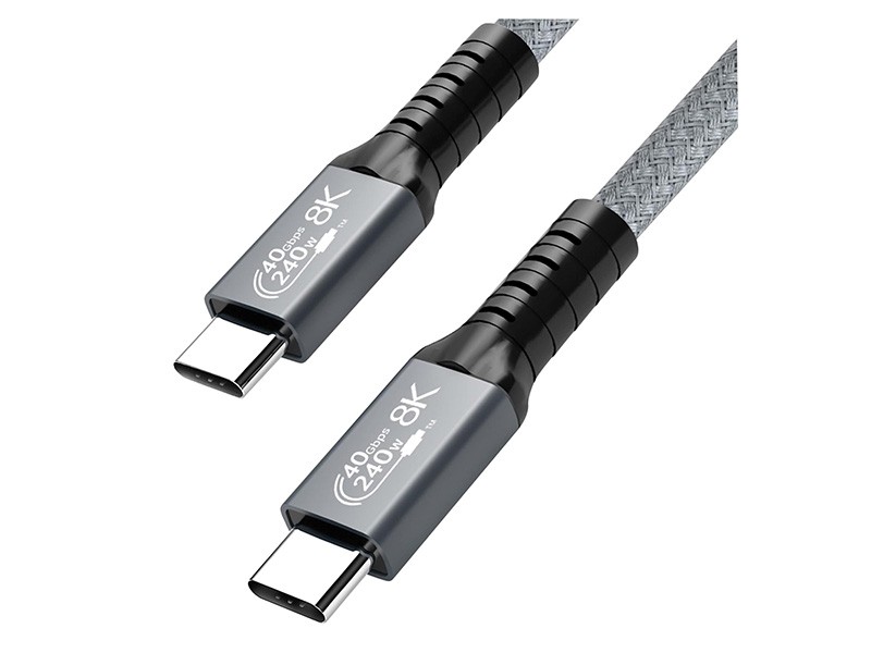 USB-C TO USB-C Cable Supports 240W 40Gbps 8K*60HZ （YFC-CB105)