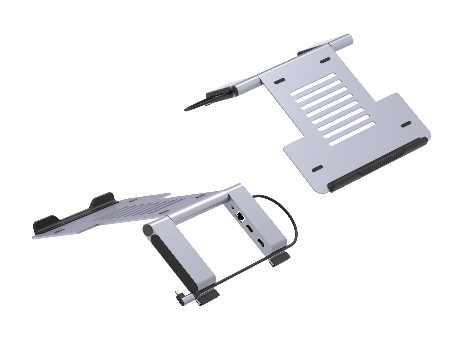 9in1 USB-C Loptop Stand Docking Station (YFC-ZJ902)