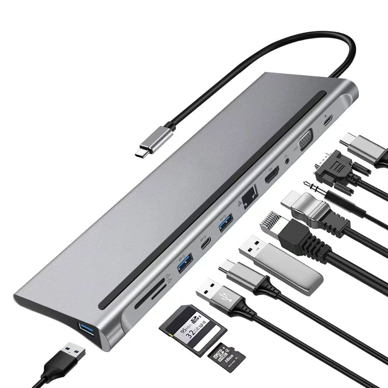 11in1 USB-C Docking Stations (YFC-TZ1102)